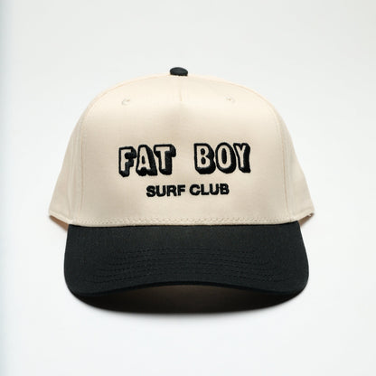 Coastal Canvas Hat - Black &amp; Natural