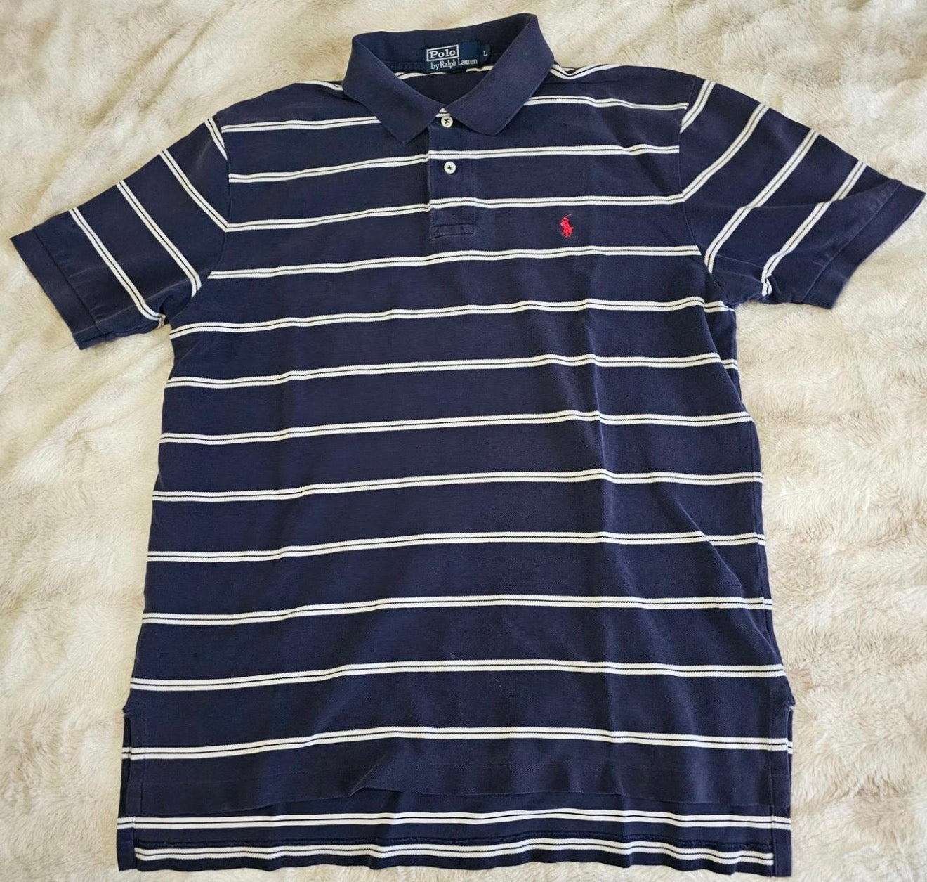 90’s Ralph Lauren Navy/White Stripe