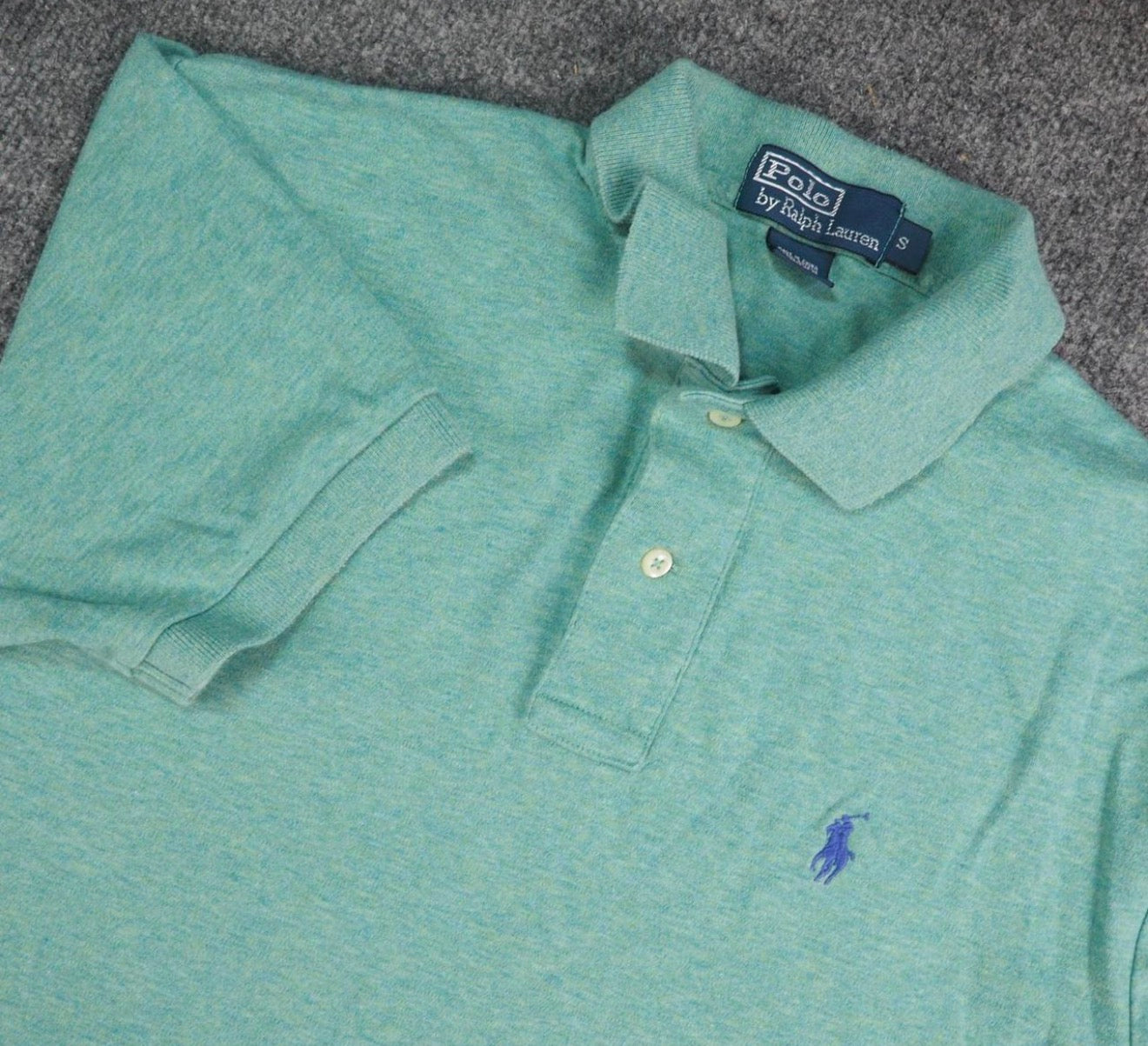 90’s Ralph Lauren Teal Polo Shirt