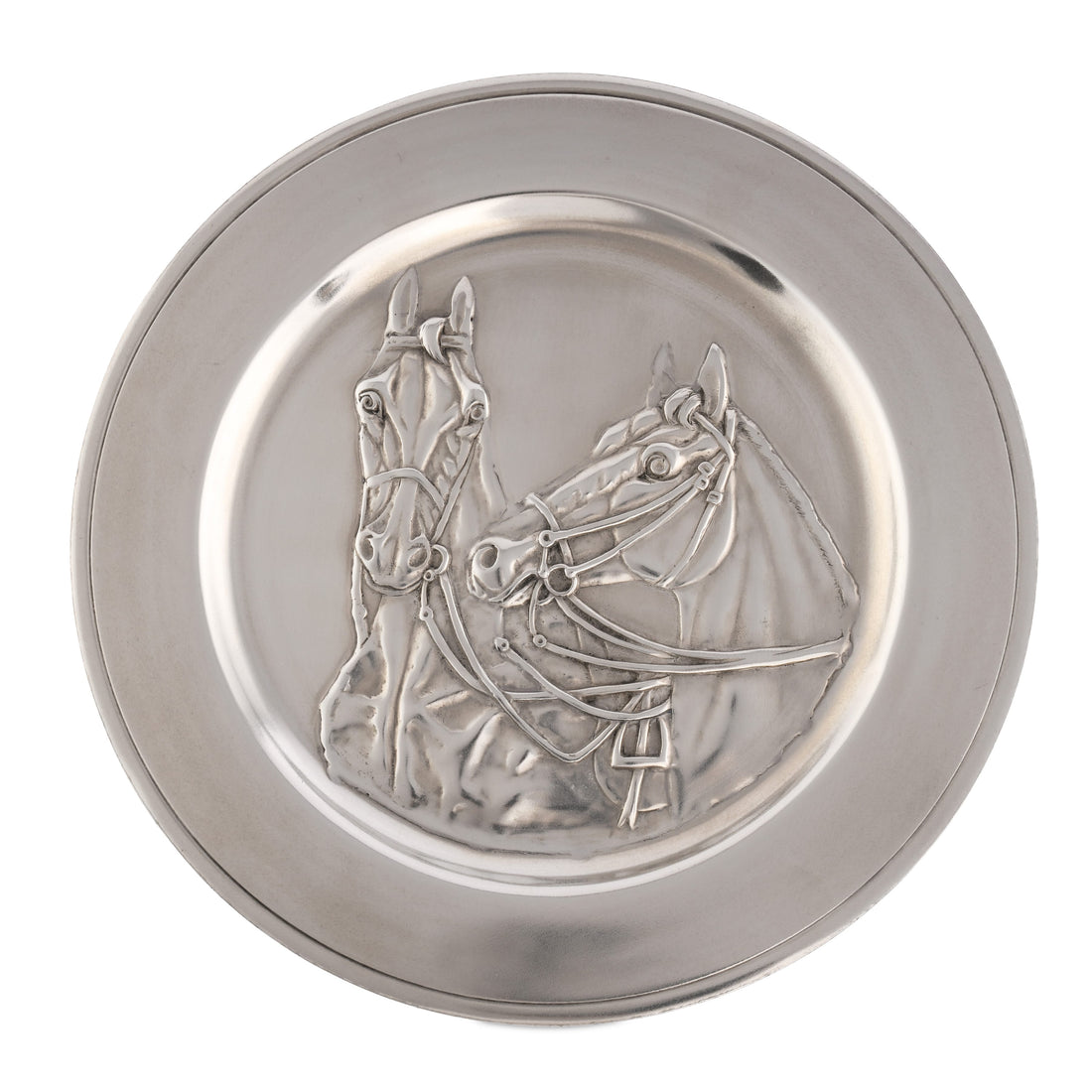 Pewter Thoroughbred Horse Charger