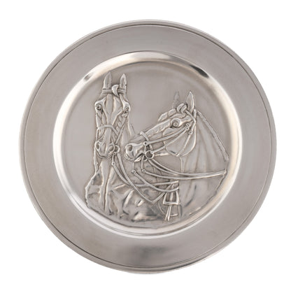 Pewter Thoroughbred Horse Charger