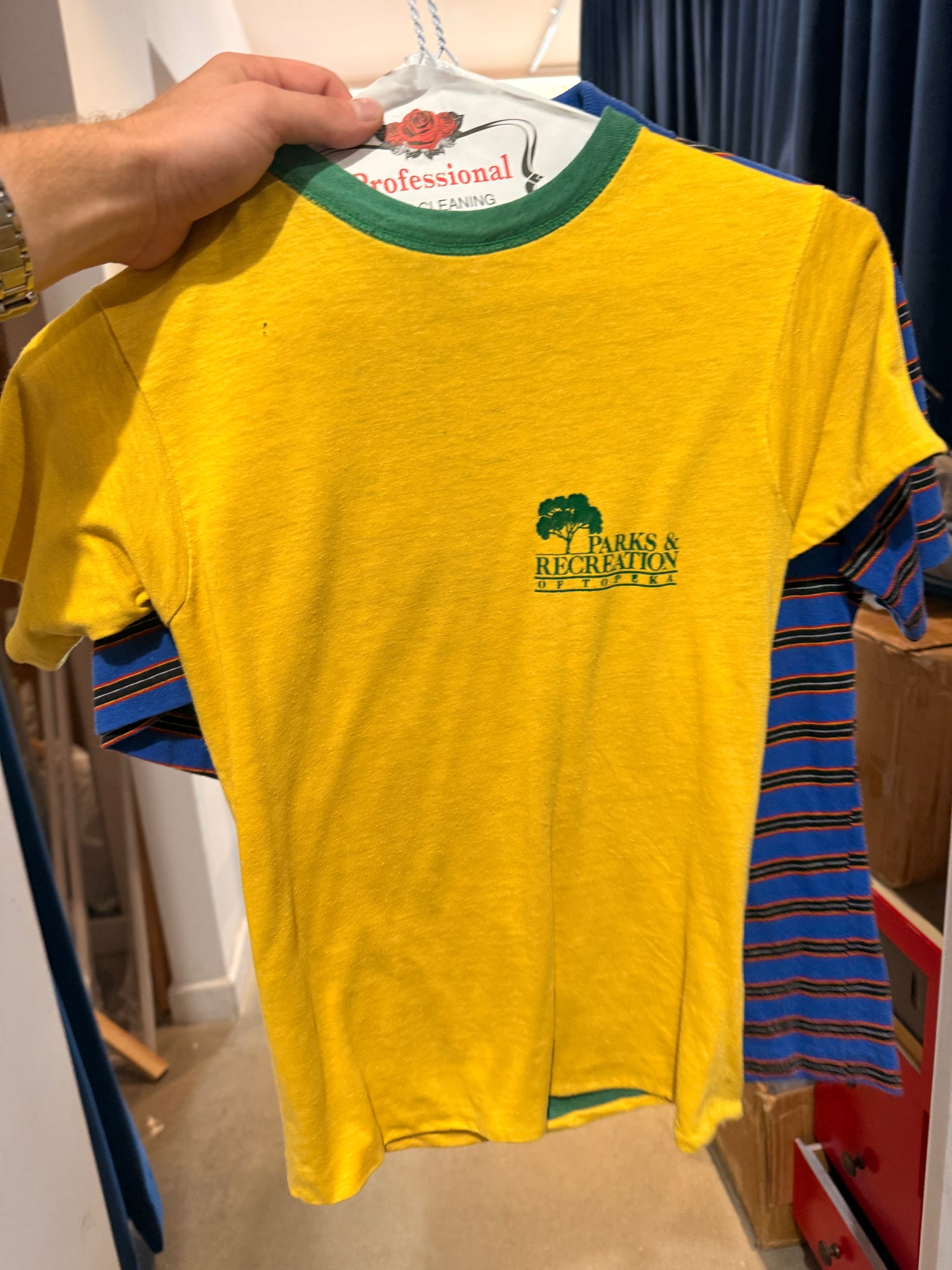 Vintage Parks &amp; Rec Topeka Reversible Tee