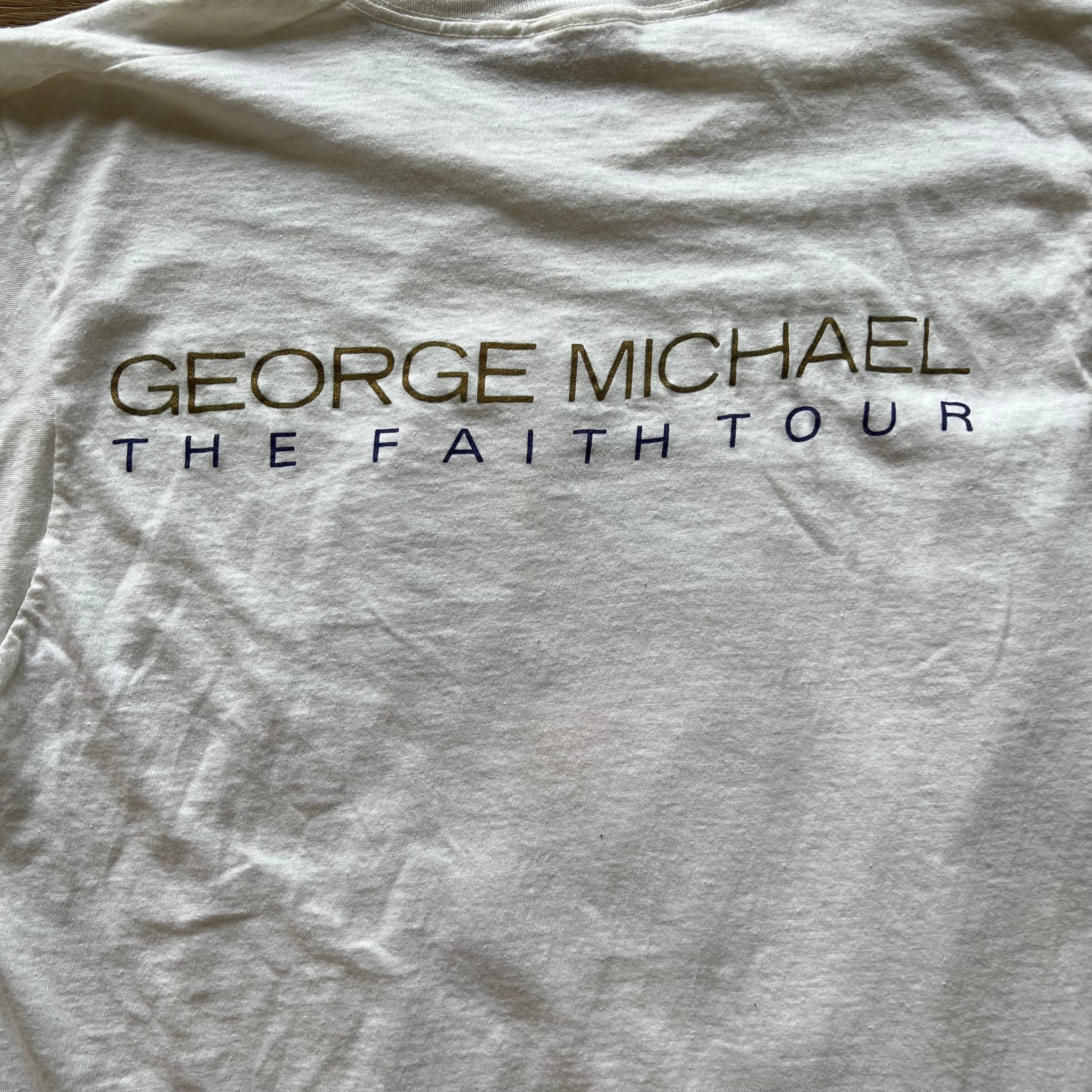 1988 George Michael "Faith" Tour Vintage Band Tee Shirt