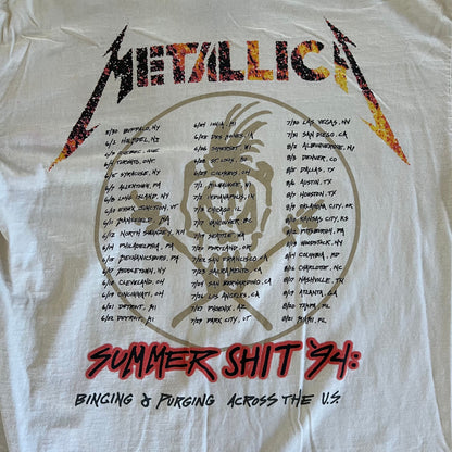 1994 Metallica Summer Tour Vintage Band Tee Shirt