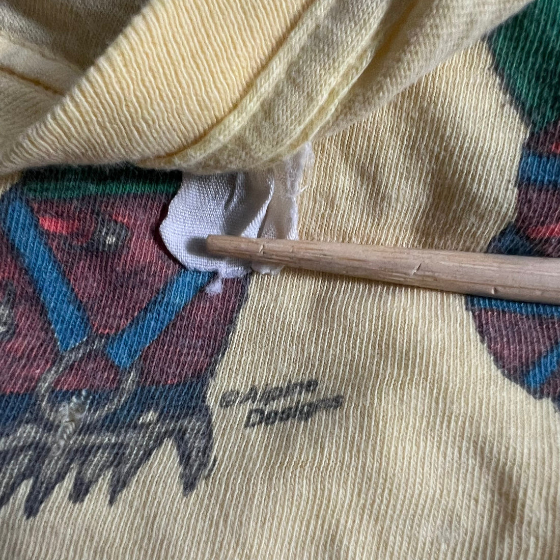 1970s &quot;Superpacker&quot; Hiker Mountain Vintage Tee Shirt