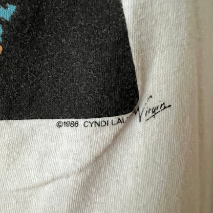 1986 Cyndi Lauper VIntage Promo Tee Shirt