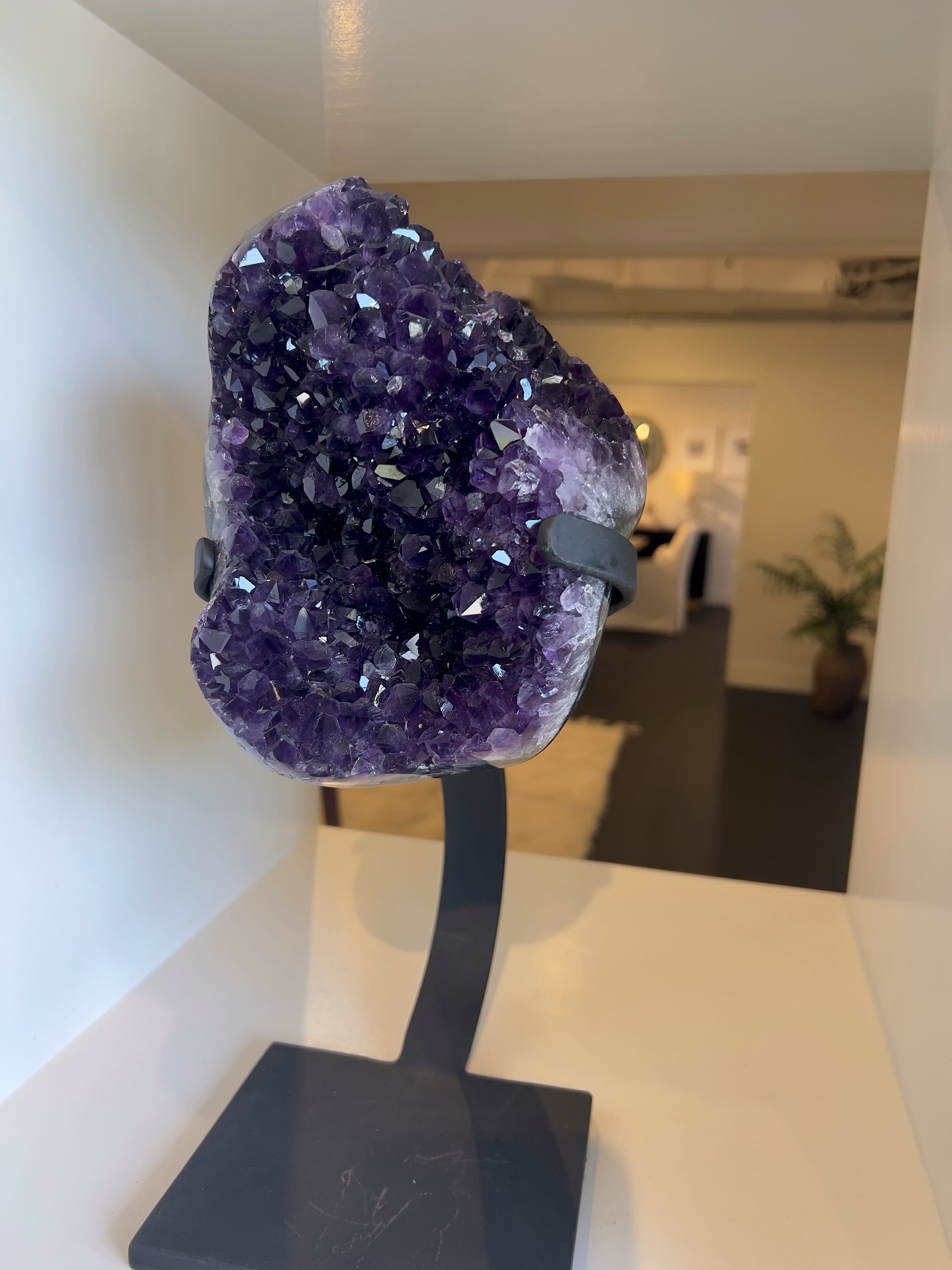 Amethyst on Stand 15.5&quot; x 7.5&quot;