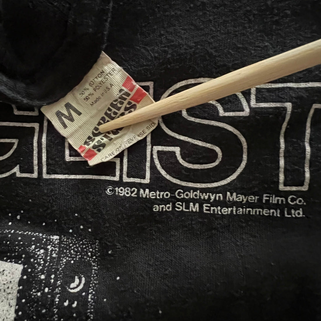 1982 Poltergeist Vintage Horror Movie Promo Tee Shirt