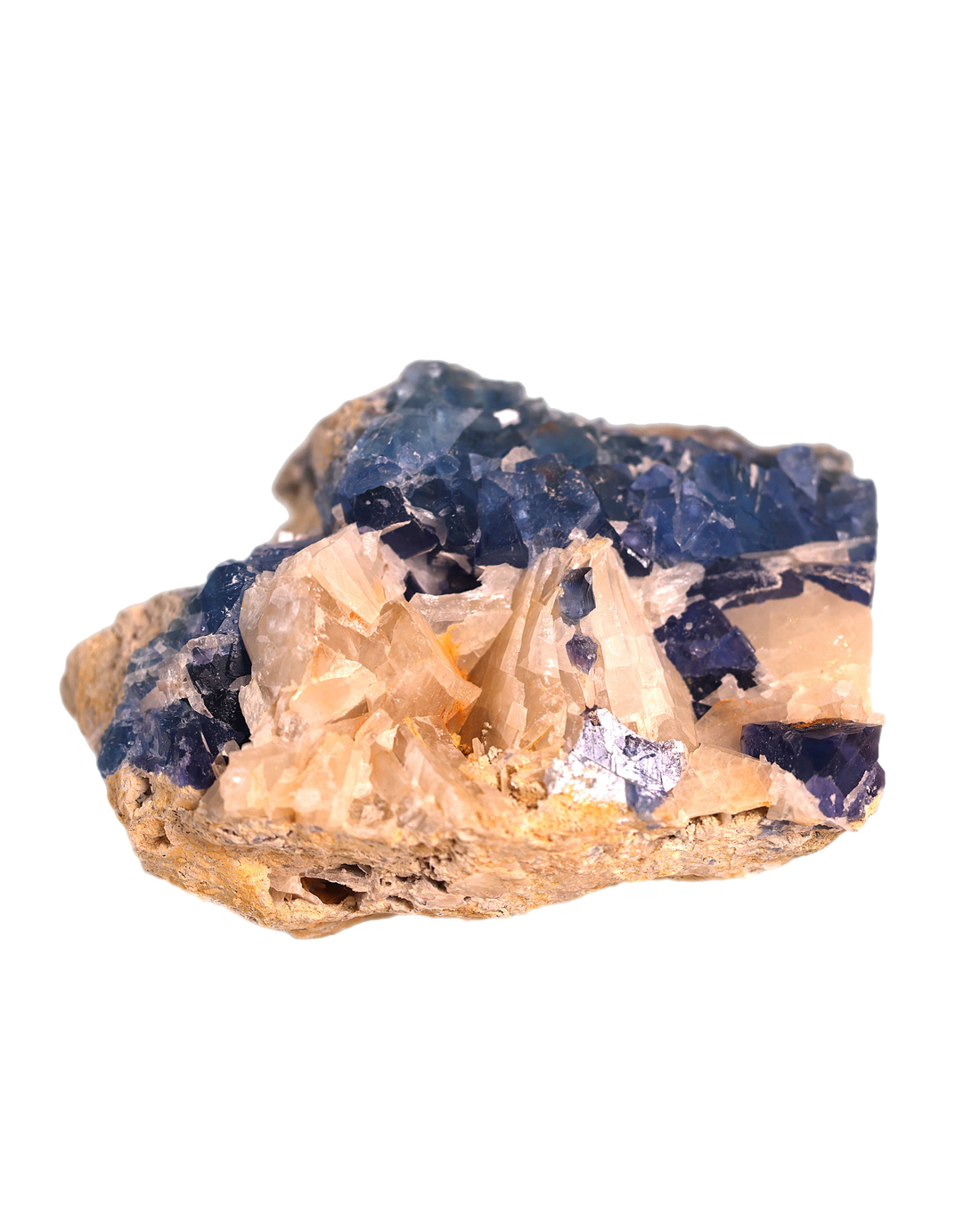 Fluorite Blue in Barite