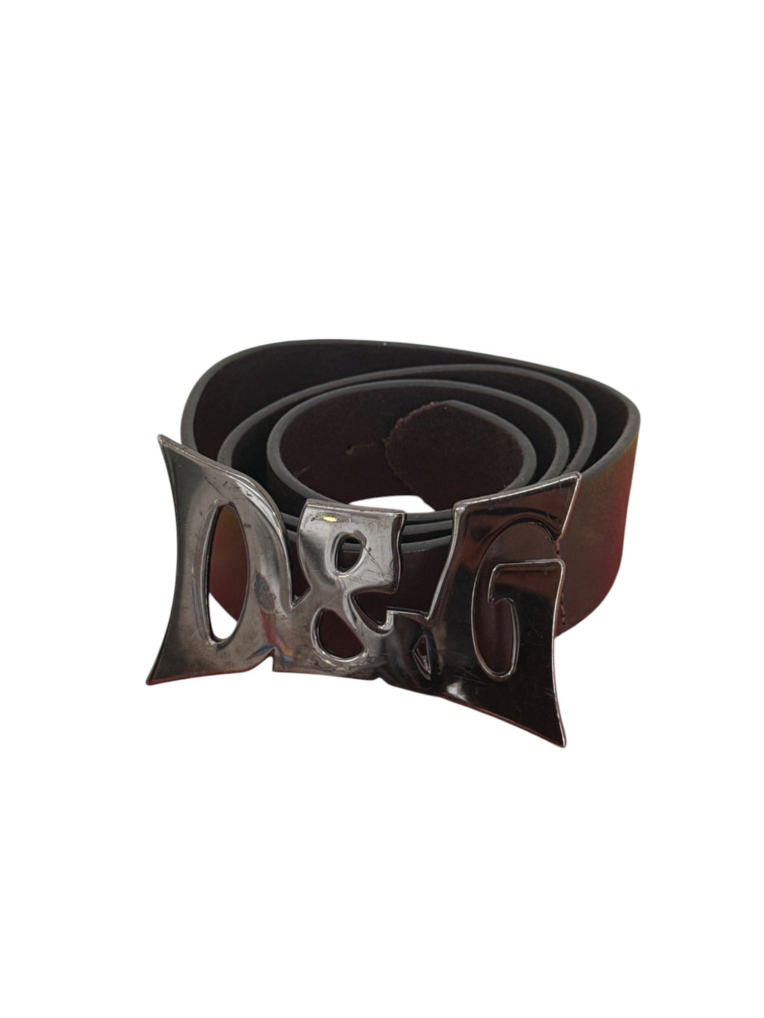 D&amp;G by Dolce &amp; Gabbana Wide Buckle Logo Belt