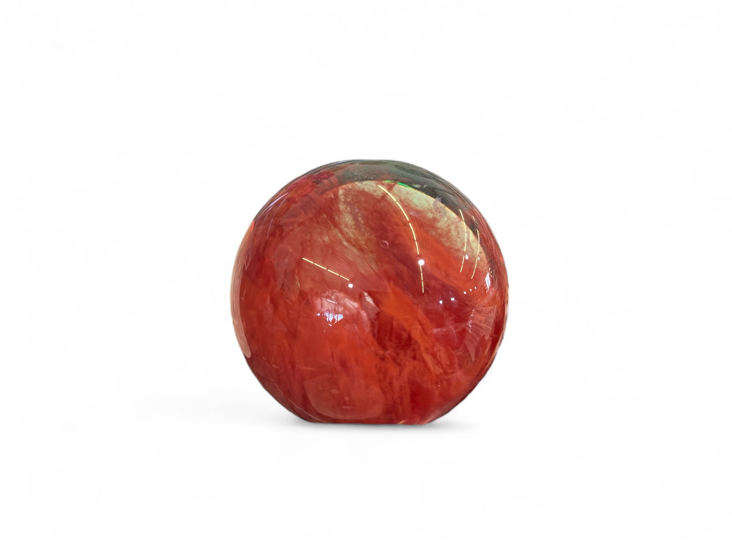 Sphere - Cherry Quartz (heated)