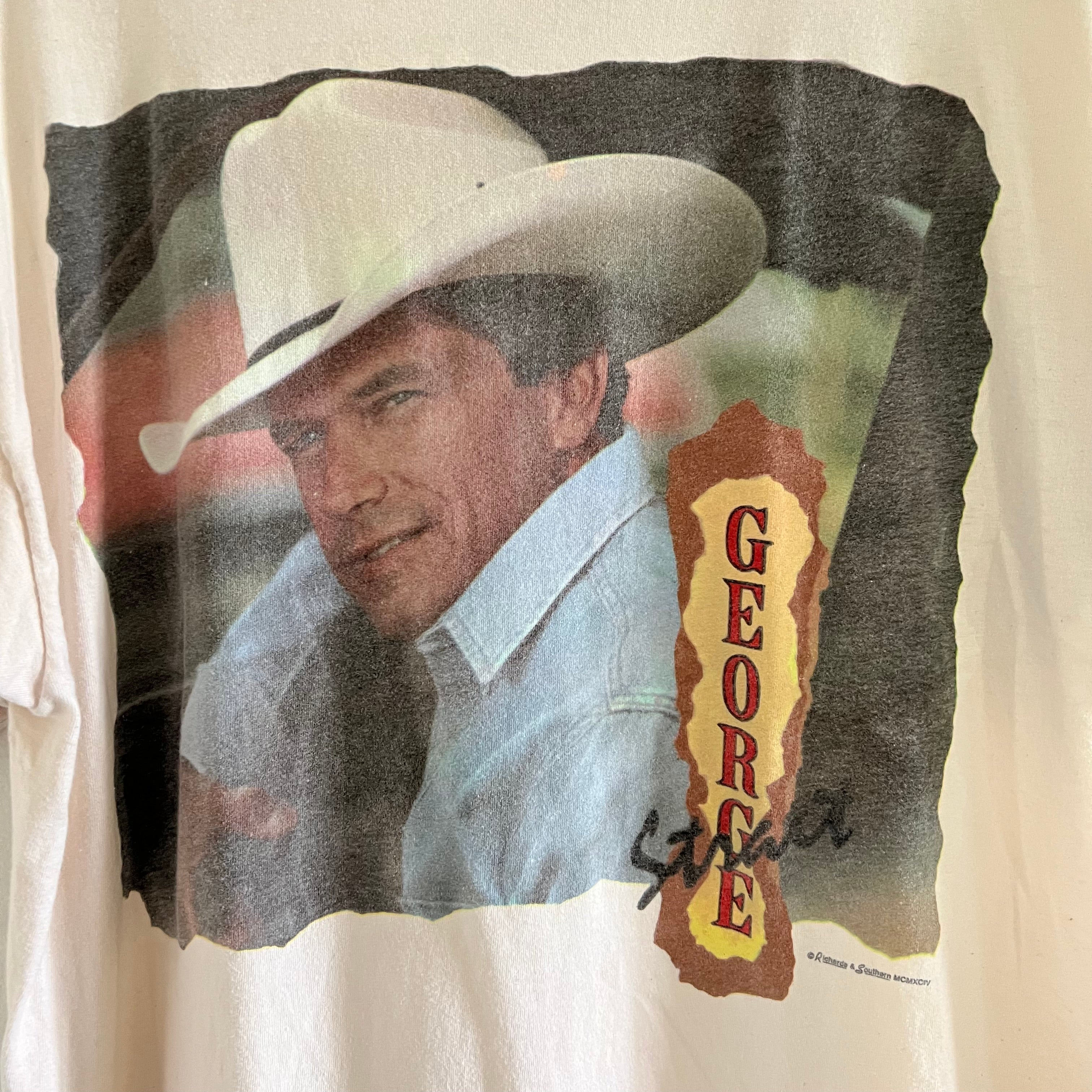 1991 George Strait Tour Vintage Country Music Band Tee Shirt