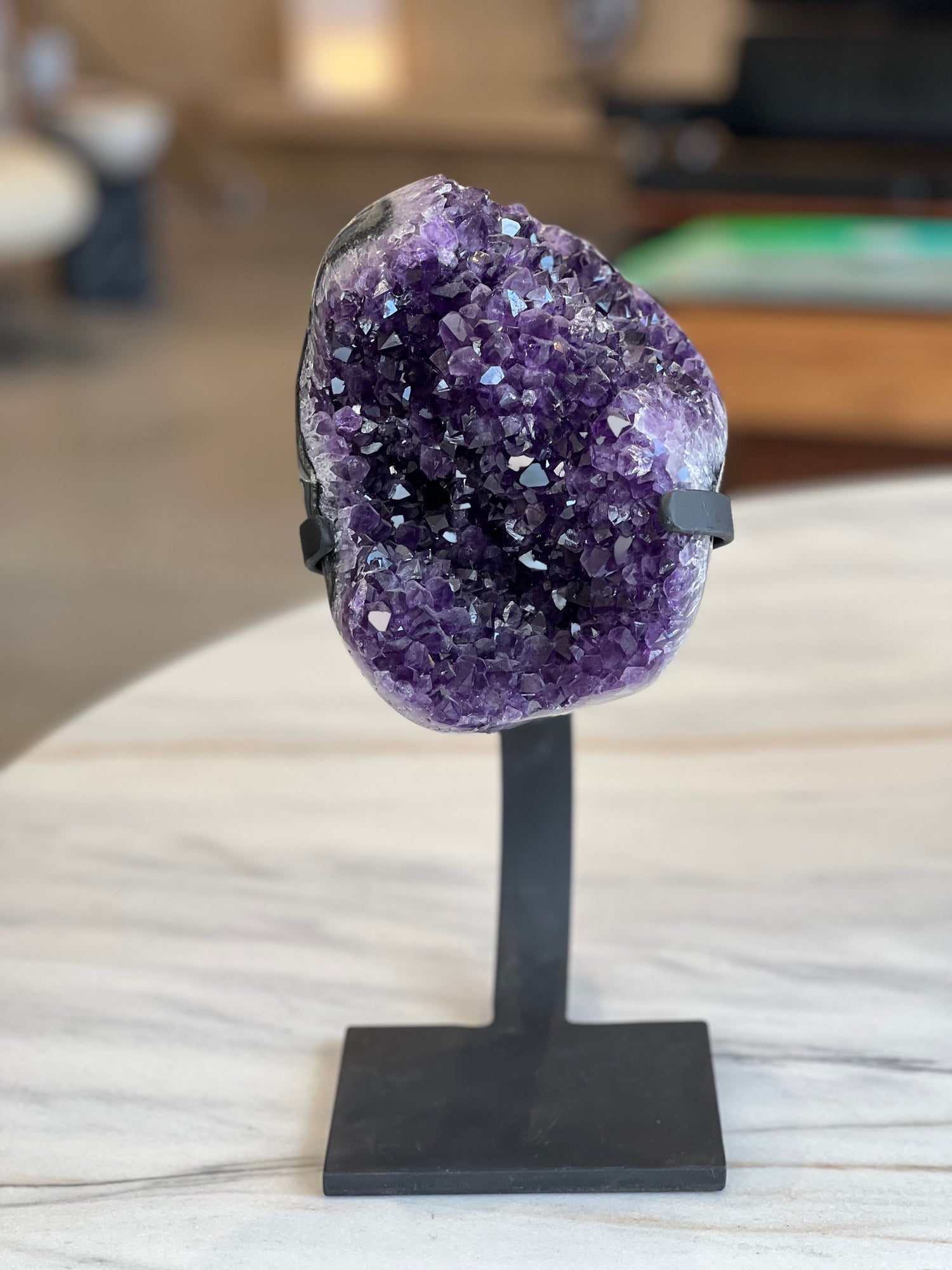 Amethyst on Stand 15.5&quot; x 7.5&quot;