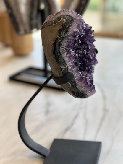 Amethyst on Stand 15.5&quot; x 7.5&quot;