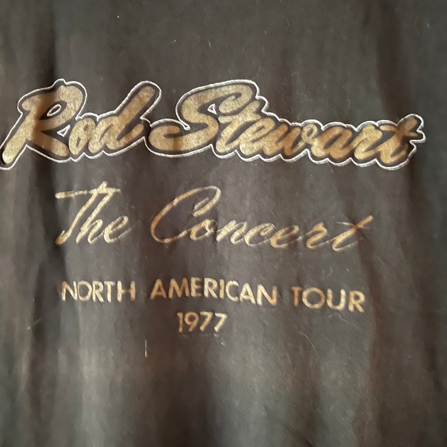 1977 Rod Stewart Vintage Tour Tee Shirt
