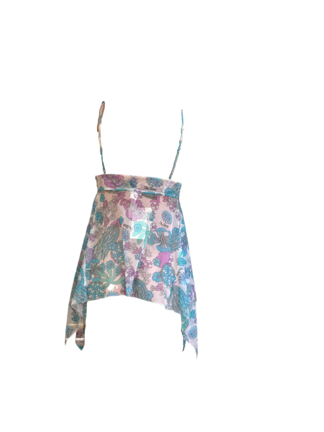 La Perla Paisley Kerchief Hem Mesh Camisole (Deadstock)