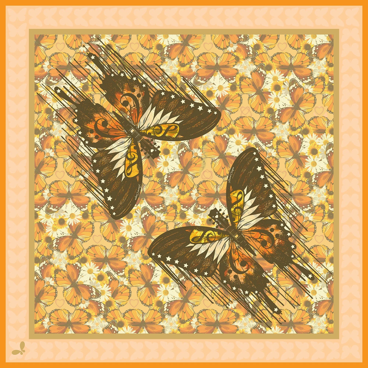 Henelle Large Silk Scarf