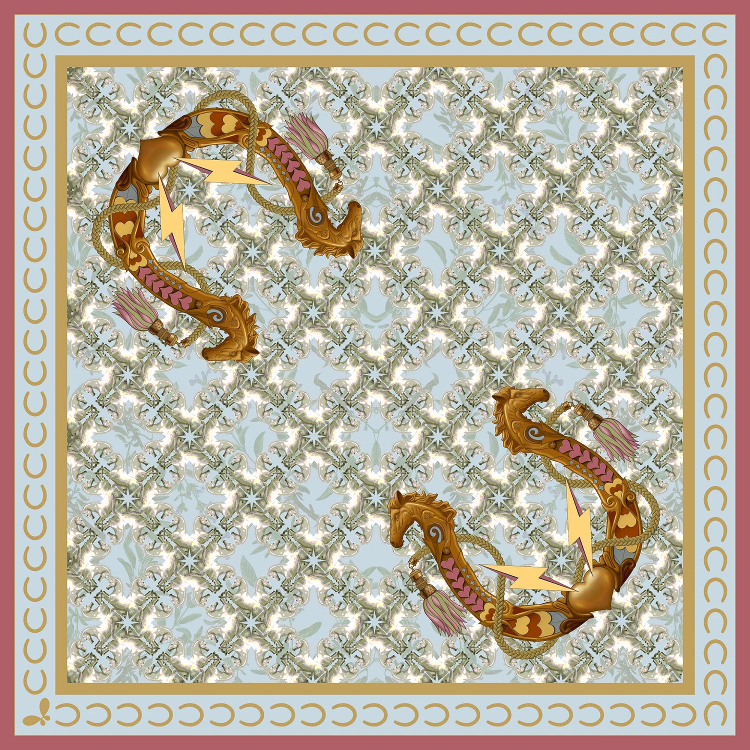 Henelle Large Silk Scarf