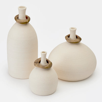 Mona Vessels with Brass Rings