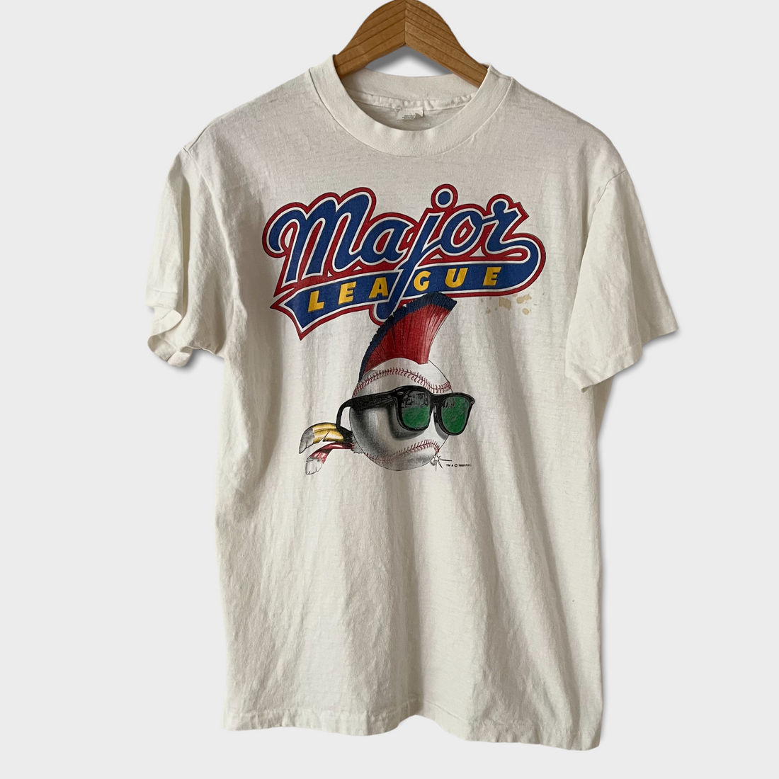 1989 Major League Vintage Movie Promo Tee Shirt