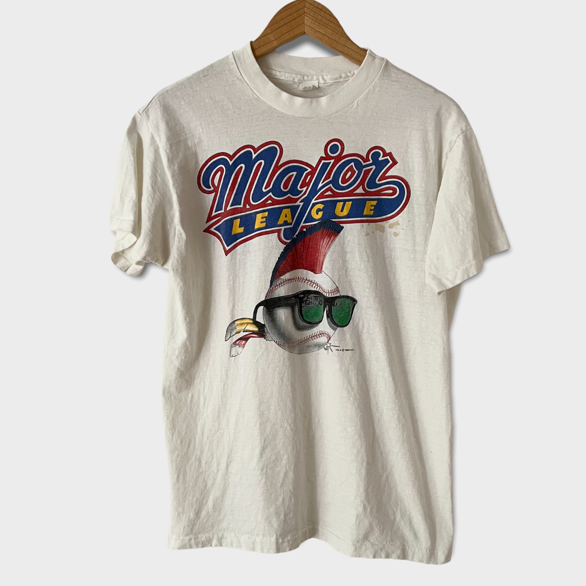 1989 Major League Vintage Movie Promo Tee Shirt