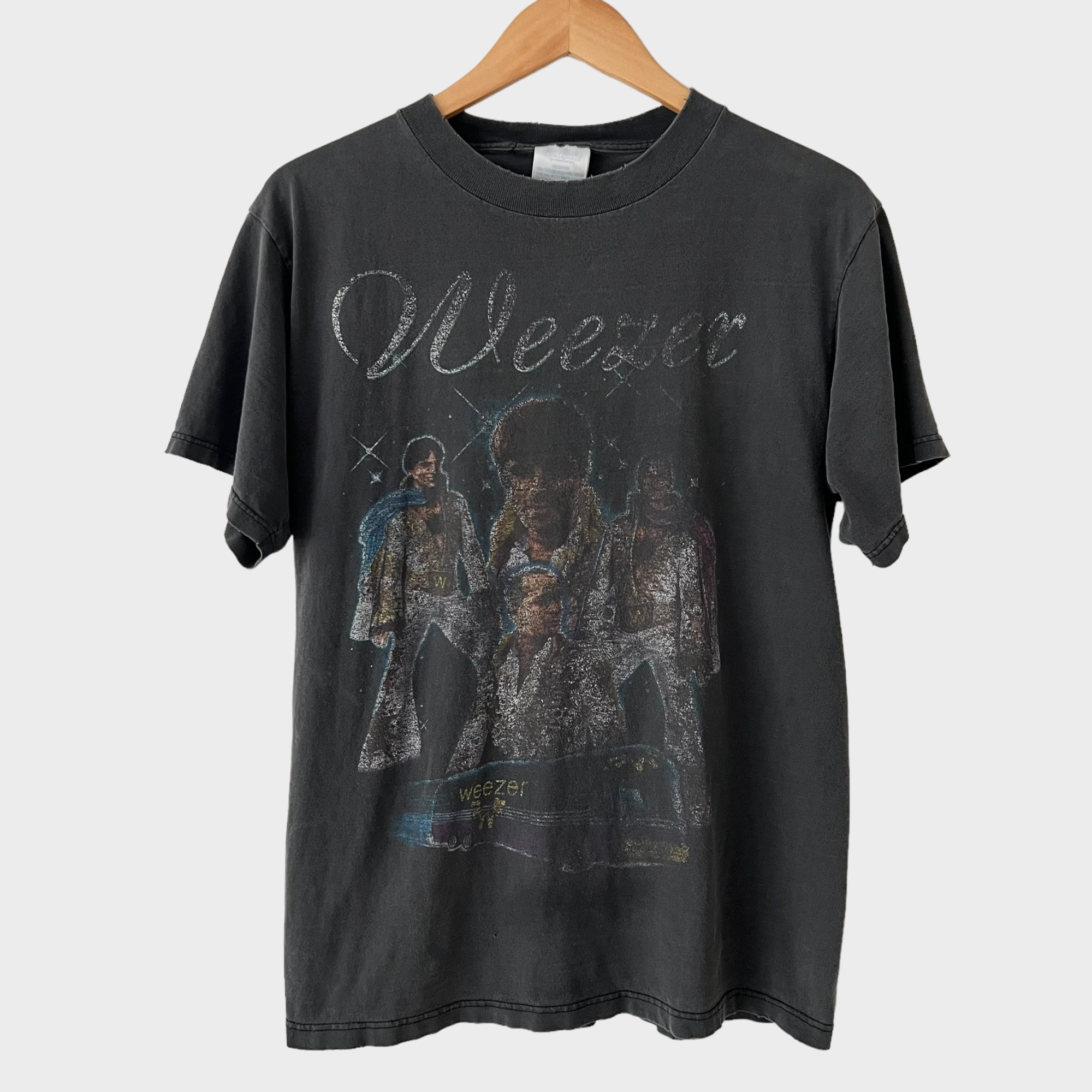 1990s Weezer &quot;Brush Your Teeth And Do Your Homework&quot; Vintage Tee Shirt