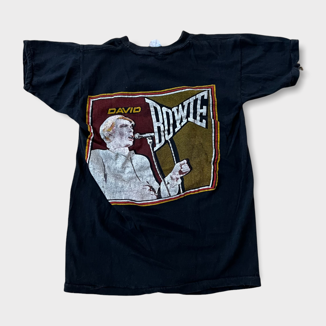 1980s David Bowie Vintage Tour Band Tee Shirt