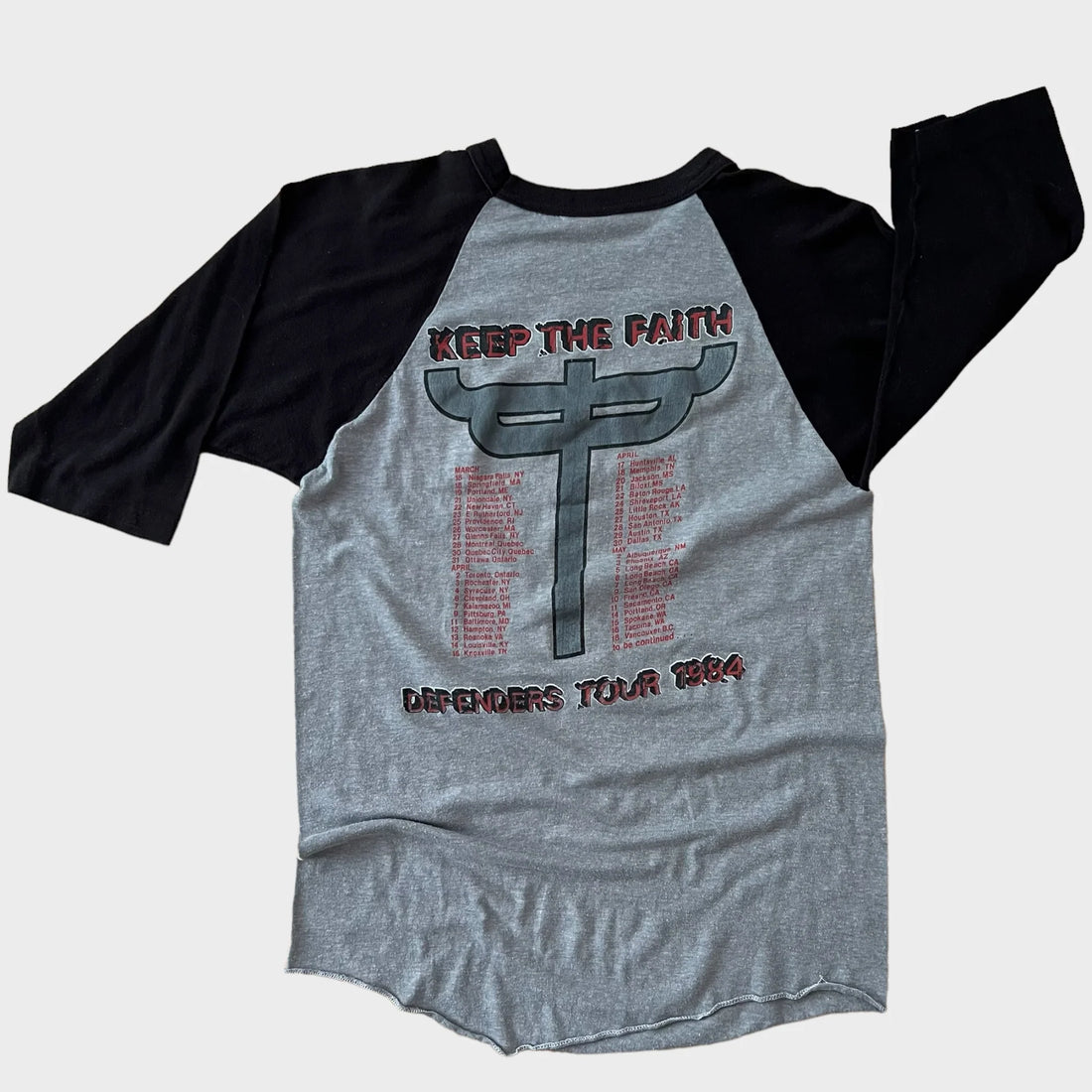 1984 Judas Priest "Defenders" Tour Vintage Band Tee Shirt