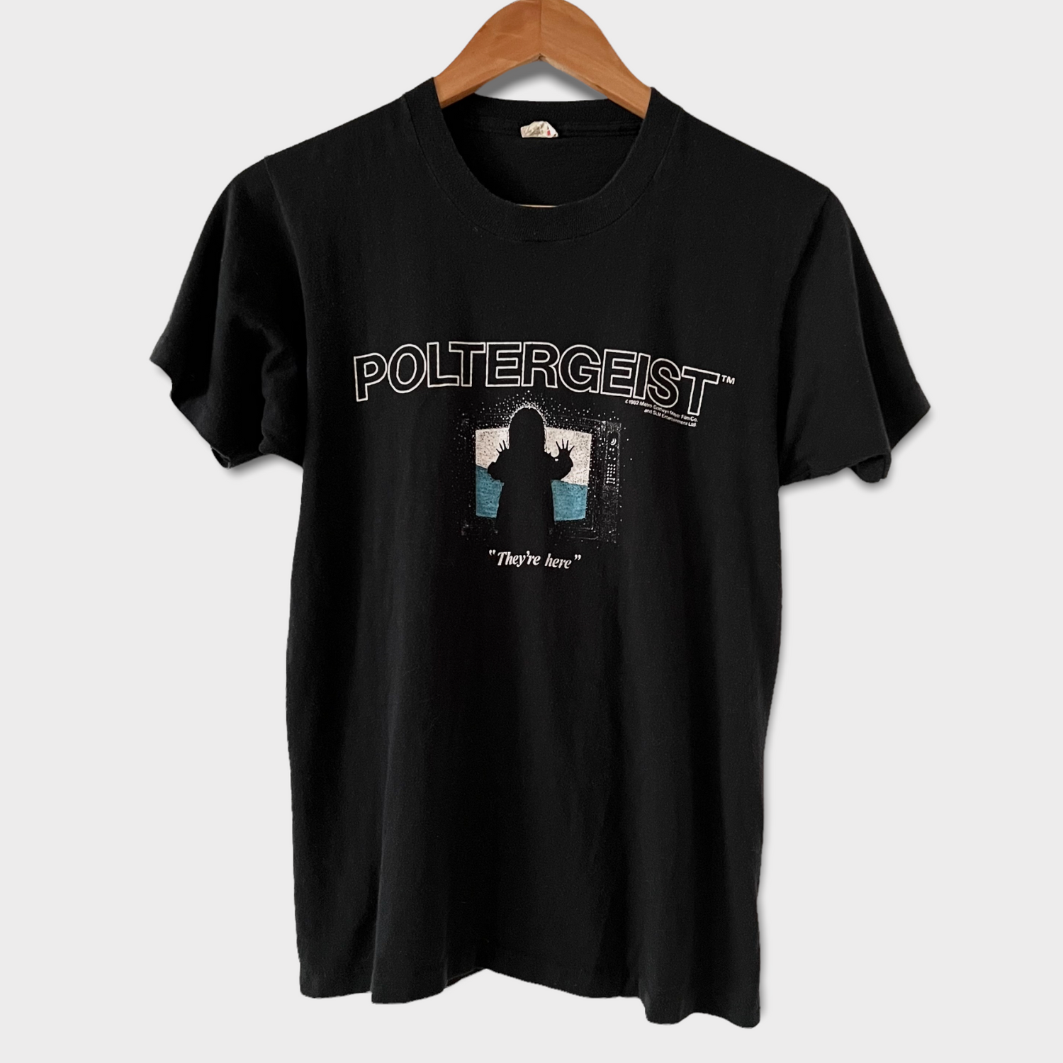 1982 Poltergeist Vintage Horror Movie Promo Tee Shirt