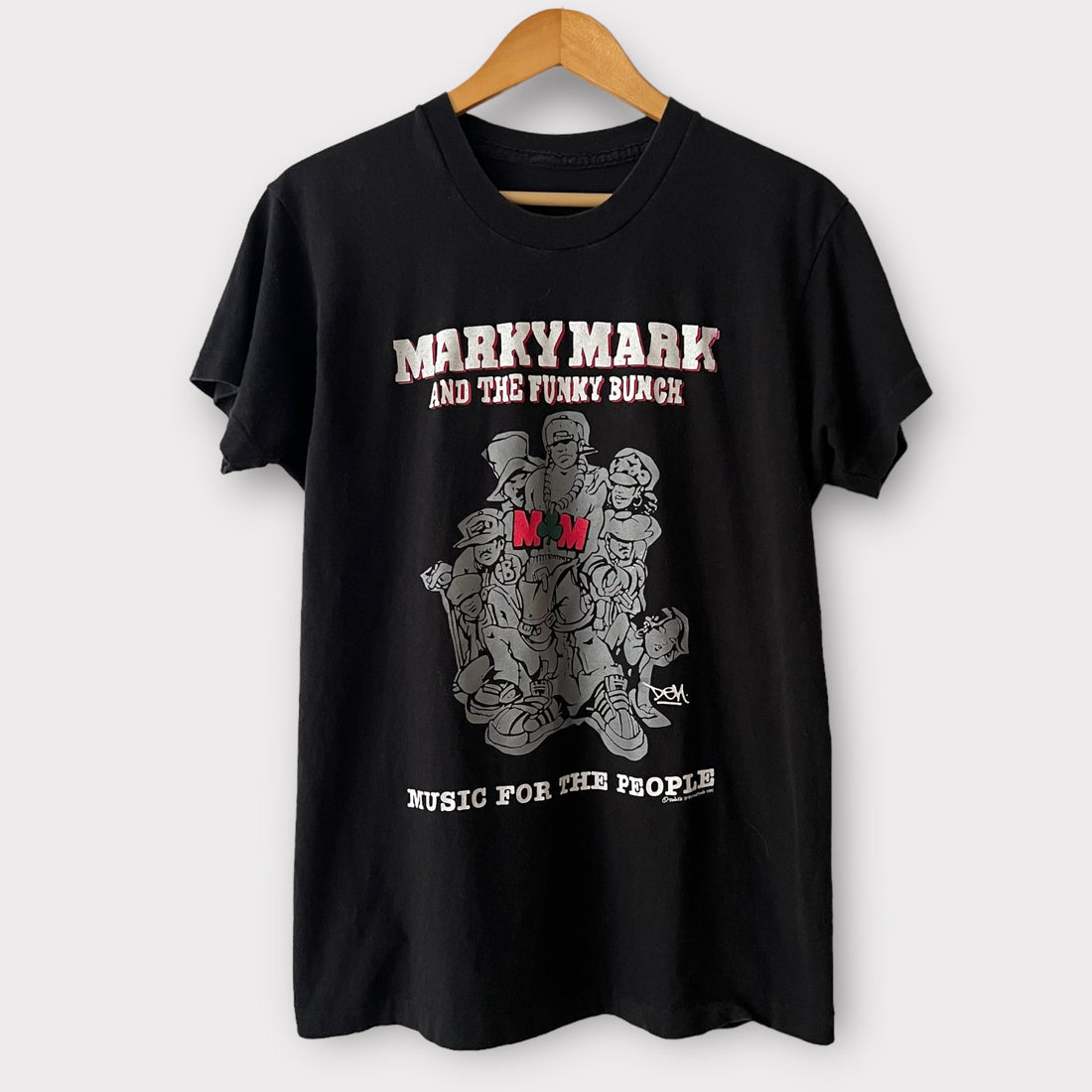 1991 Marky Mark &amp; The Funky Bunch Euro Tour Vintage Rap Tee Shirt