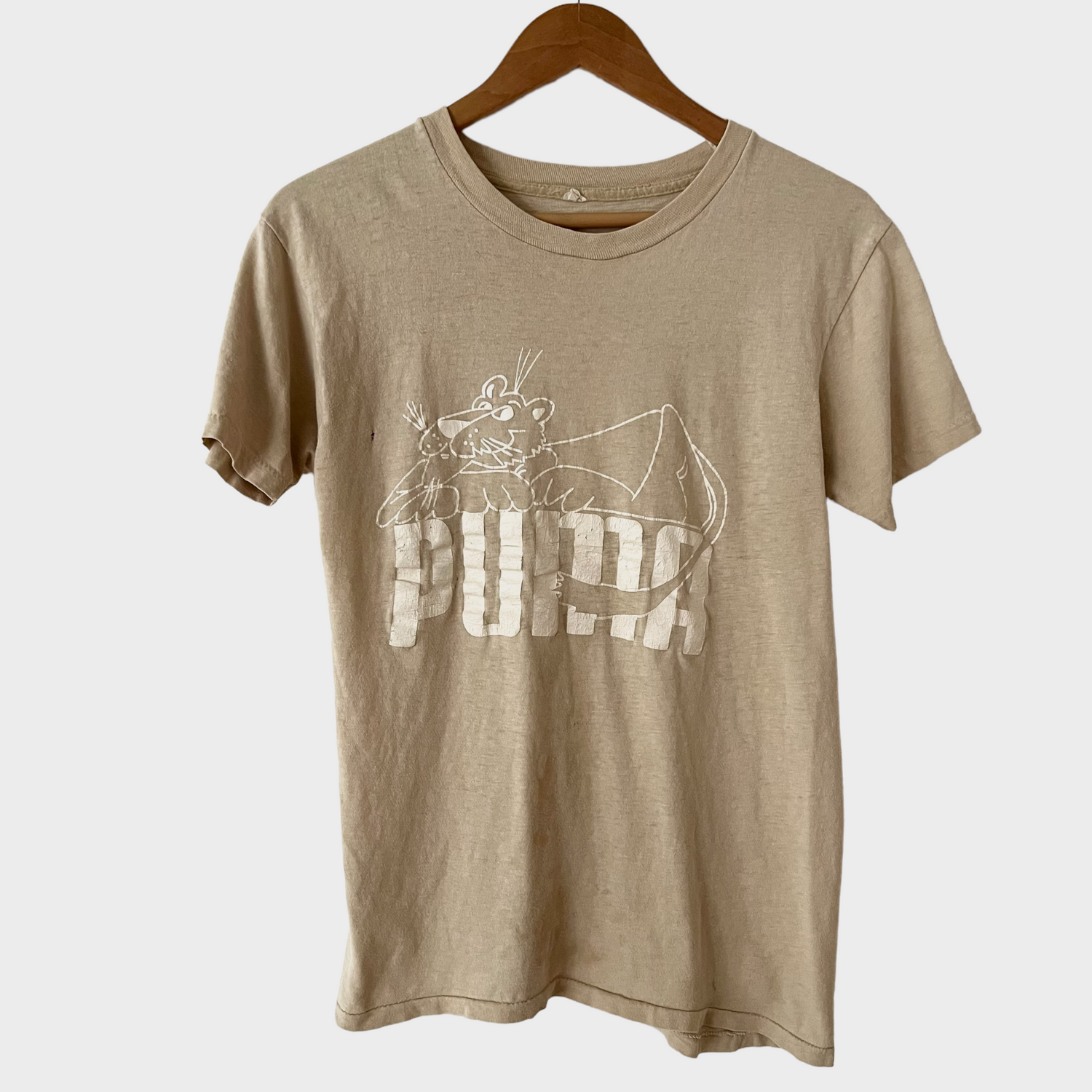 1970s Puma Vintage Athletic Tee Shirt