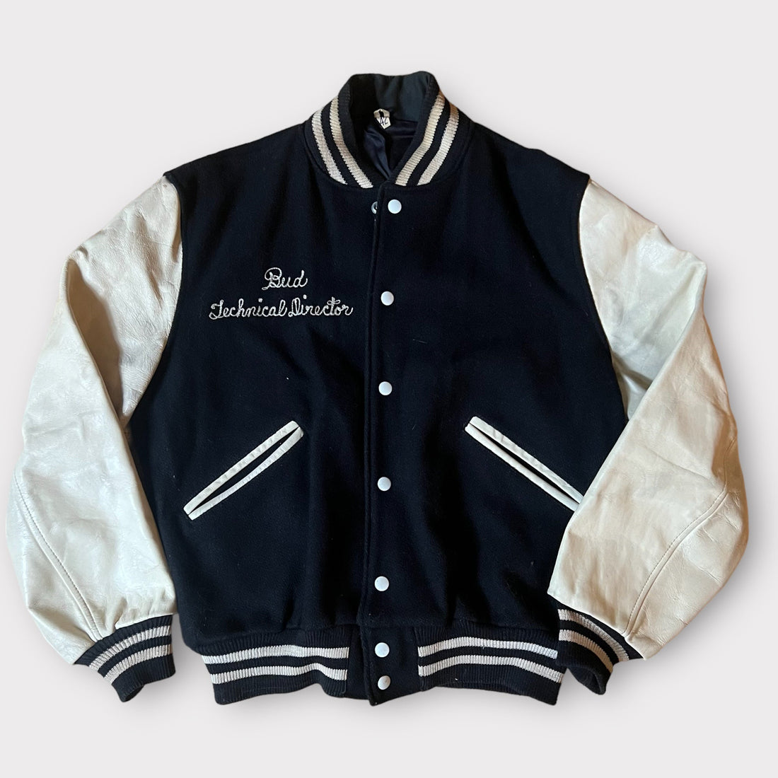 1970s U.S.C.&quot;Stage Crew&quot; Technical Director Vintage College Varsity Jacket