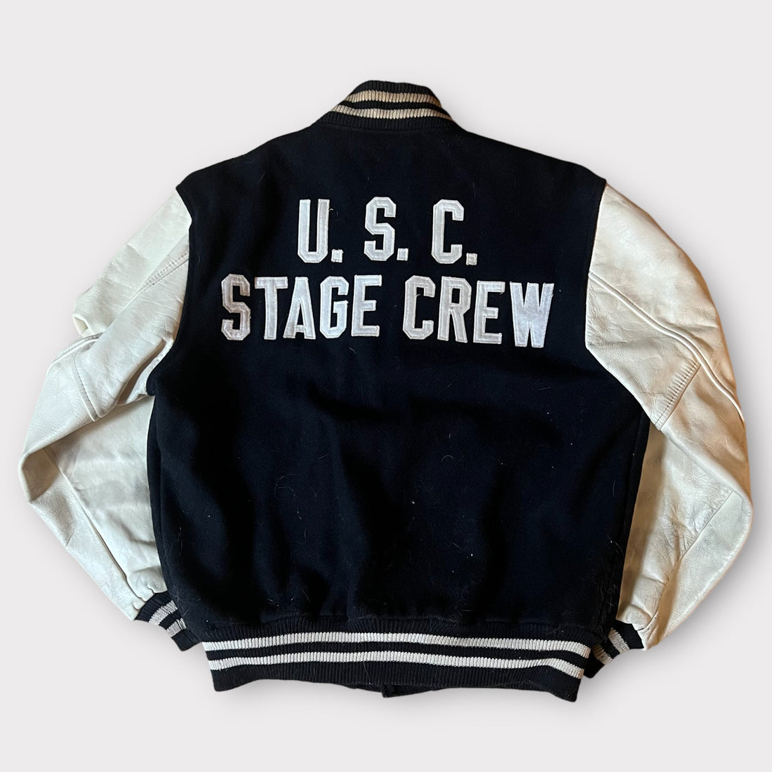 1970s U.S.C.&quot;Stage Crew&quot; Technical Director Vintage College Varsity Jacket
