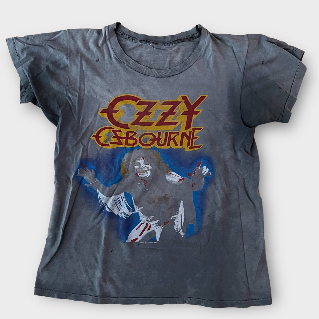 1982 Ozzy Osbourne &quot;Diary Of A Madman&quot; Vintage Band Promo Tee Shirt