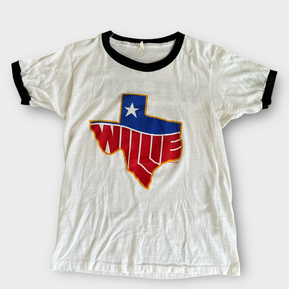 1984 Willie Nelson Vintage Band Tour Tee Shirt
