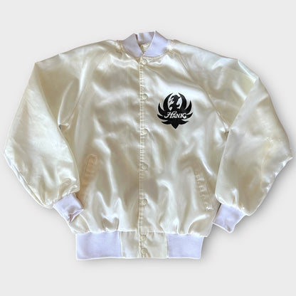 1980s Hank Williams Jr. Vintage Tour Country Music Satin Jacket