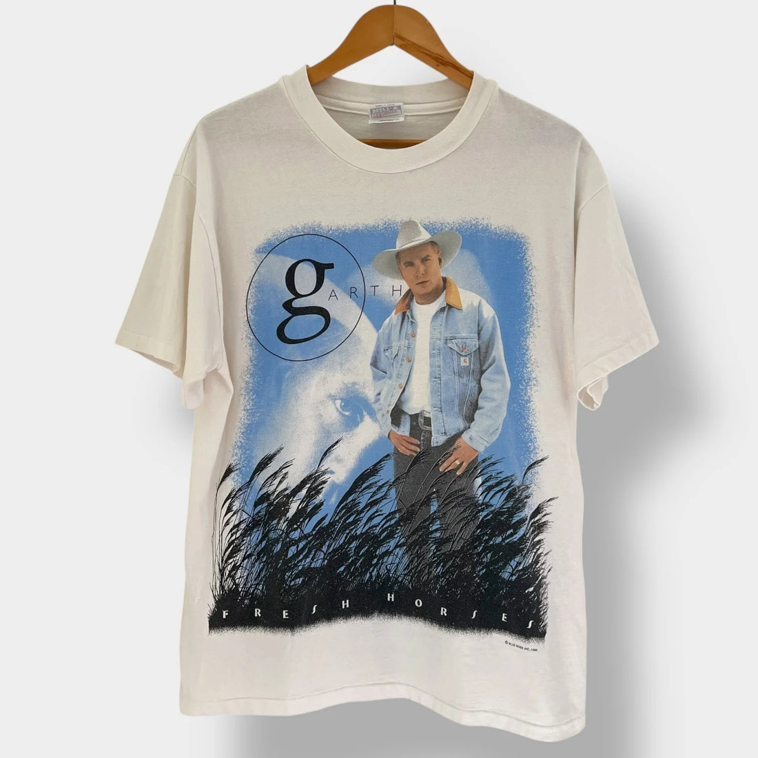 1996 Garth Brooks "Fresh Horses" Tour Vintage Country Music Tee Shirt