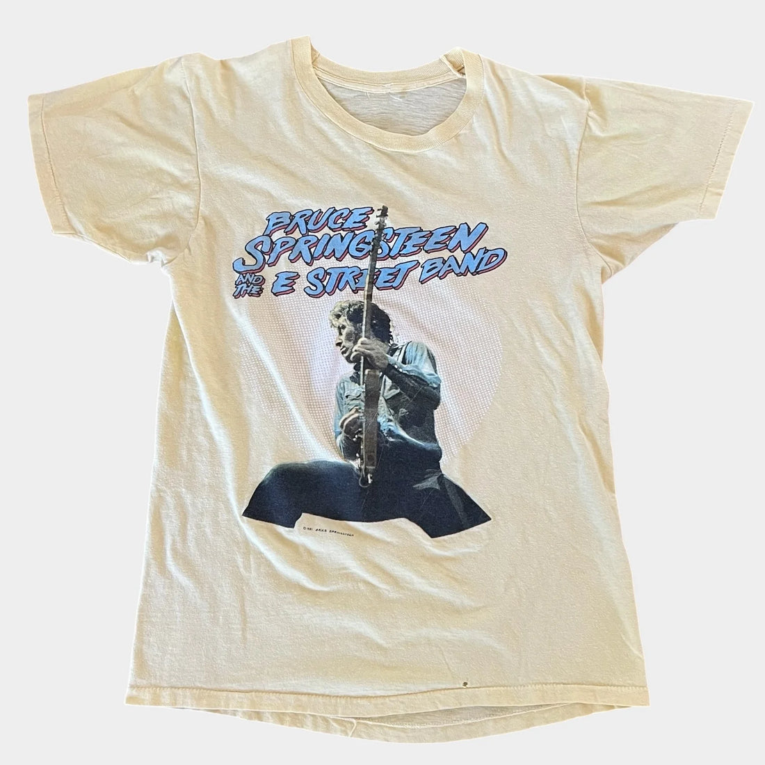 1981 Bruce Springsteen New Jersey (Hometown) Concert Dates Vintage Tour Tee Shirt