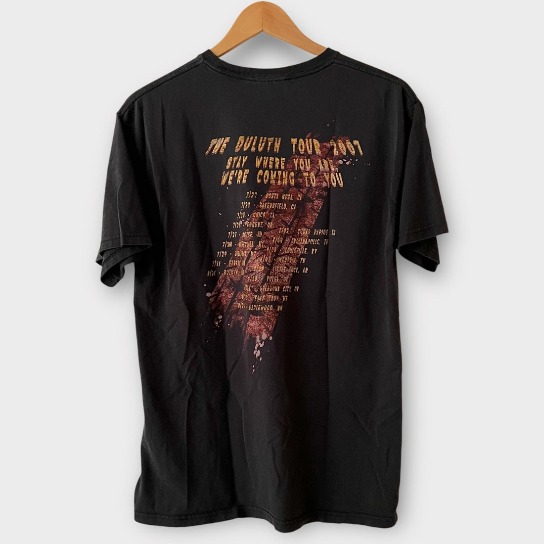 2007 Queens Of The Stone Age Vintage Tour Band Tee Shirt