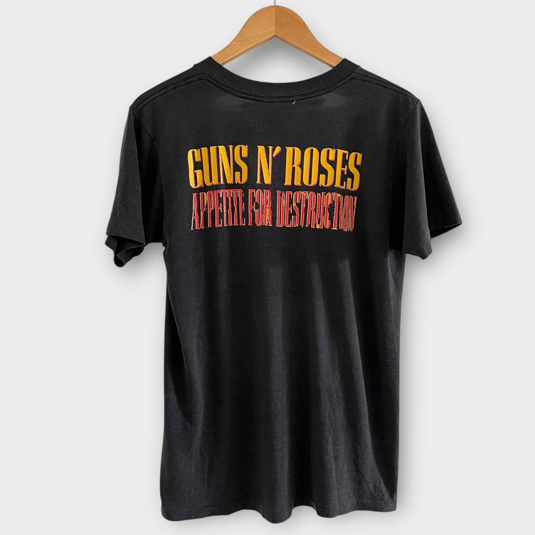 1987 Guns N Roses &quot;Appetite For Destruction&quot; Vintage Band Promo Tee Shirt