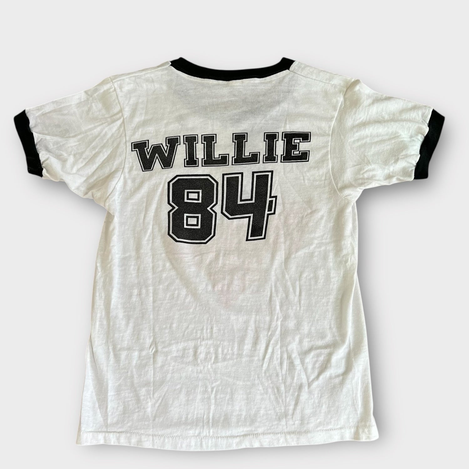 1984 Willie Nelson Vintage Band Tour Tee Shirt