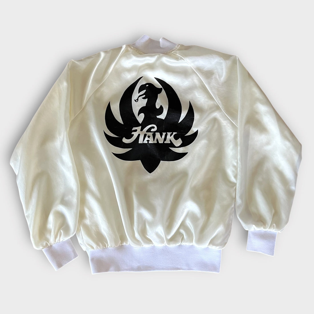 1980s Hank Williams Jr. Vintage Tour Country Music Satin Jacket