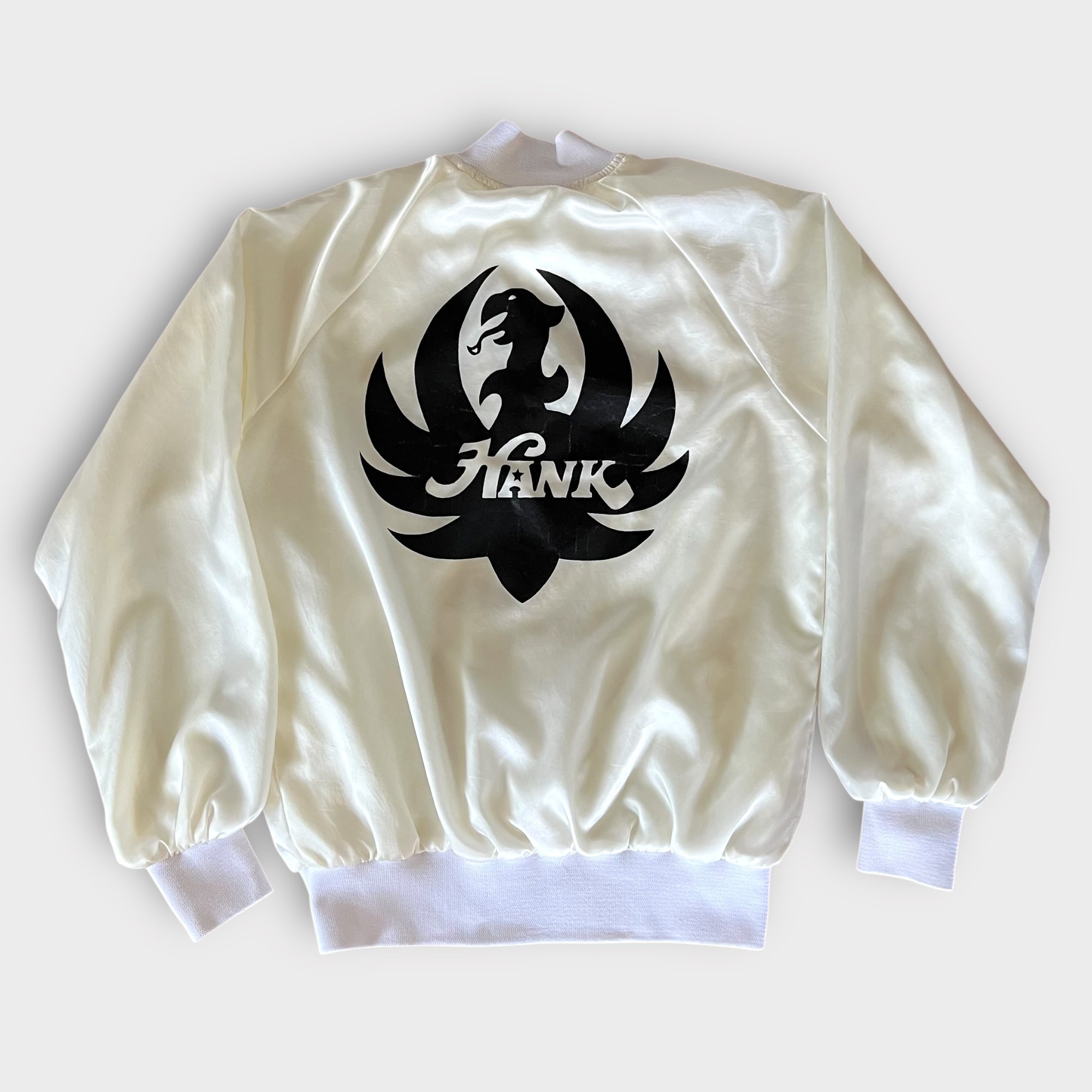 1980s Hank Williams Jr. Vintage Tour Country Music Satin Jacket