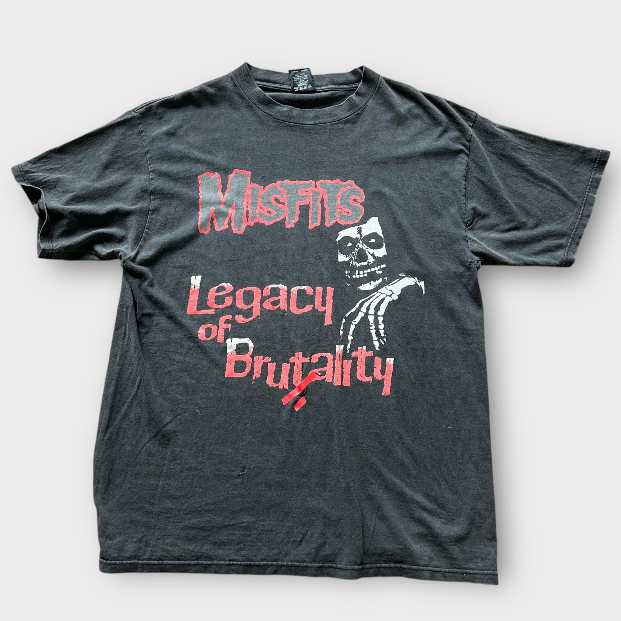 1990s Misfits &quot;Legacy Is Brutality&quot; Vintage Band Punk Tee Shirt