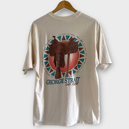 1991 George Strait Tour Vintage Country Music Band Tee Shirt