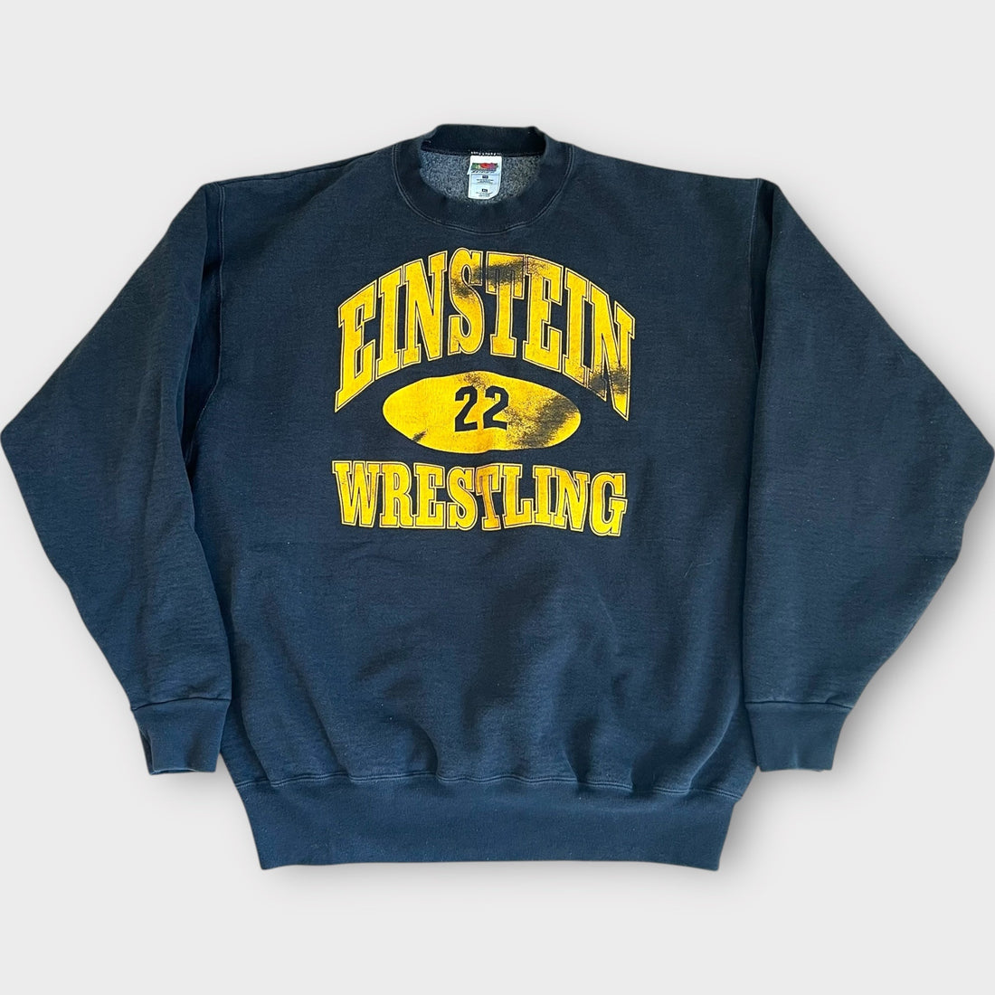 1990s Einstein Wrestling Vintage High School Athletics Sports Sweatshirt