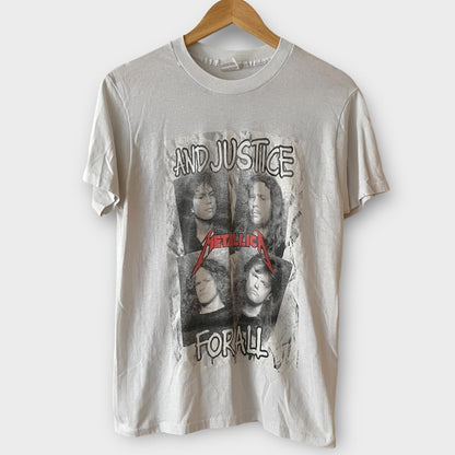 1988 Metallica &quot;And Justice For All&quot; Vintage Band Promo Tee Shirt