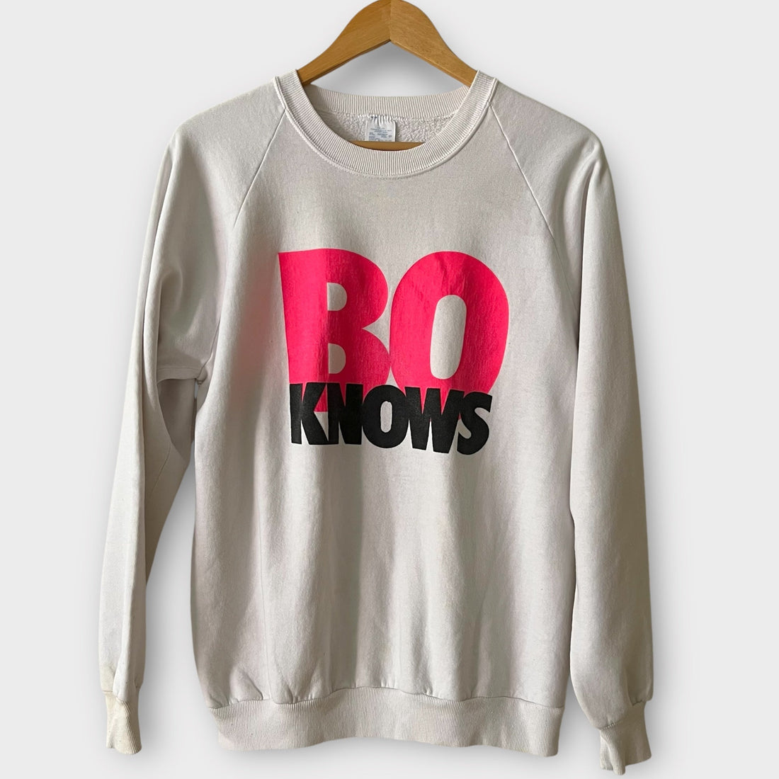 1990s Nike Bo Jackson &quot;Bo Knows&quot; Vintage Baseball Football Basketball Tennis Running Sweatshirt
