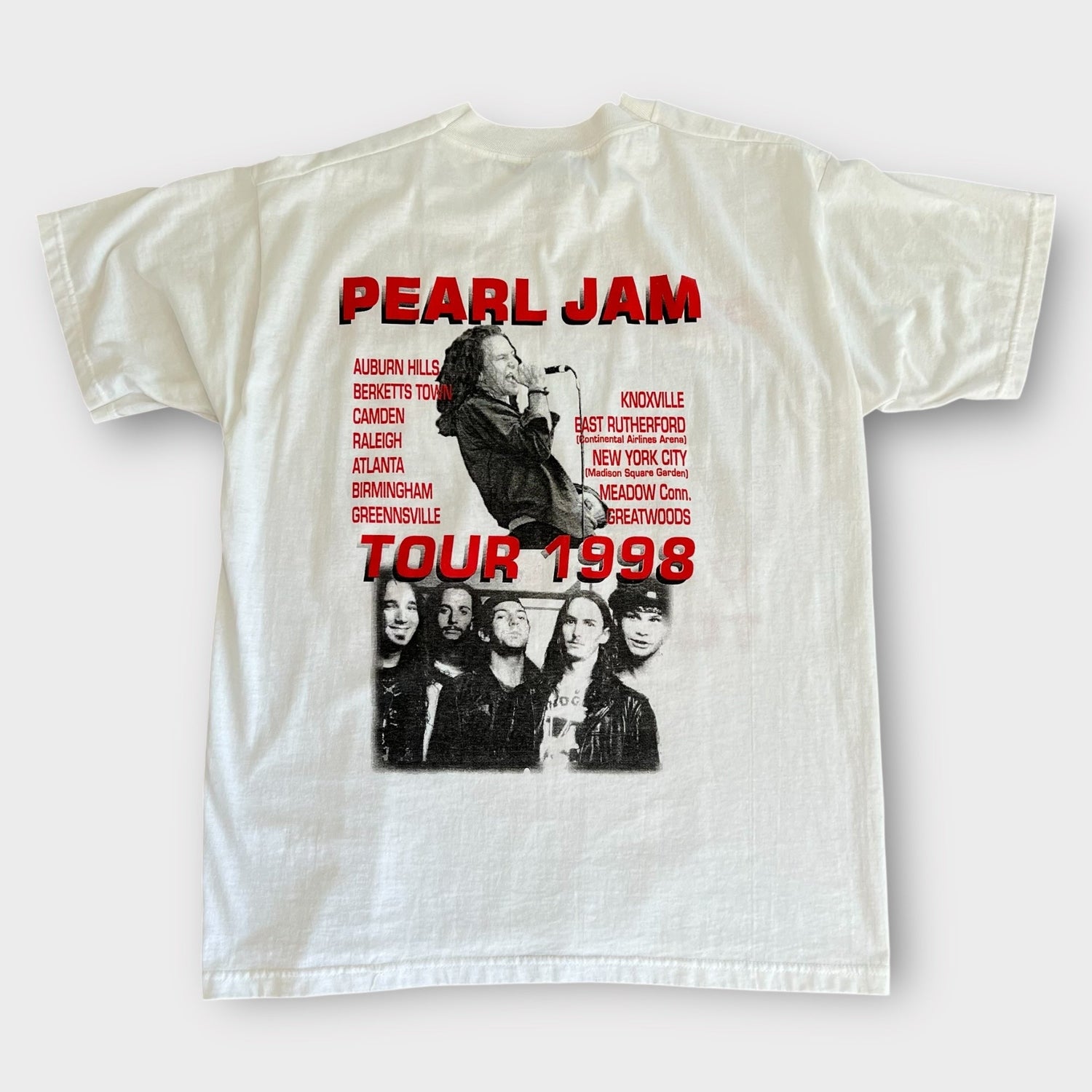 1998 Pearl Jam &quot;Yield&quot; Tour Vintage Band Tee Shirt