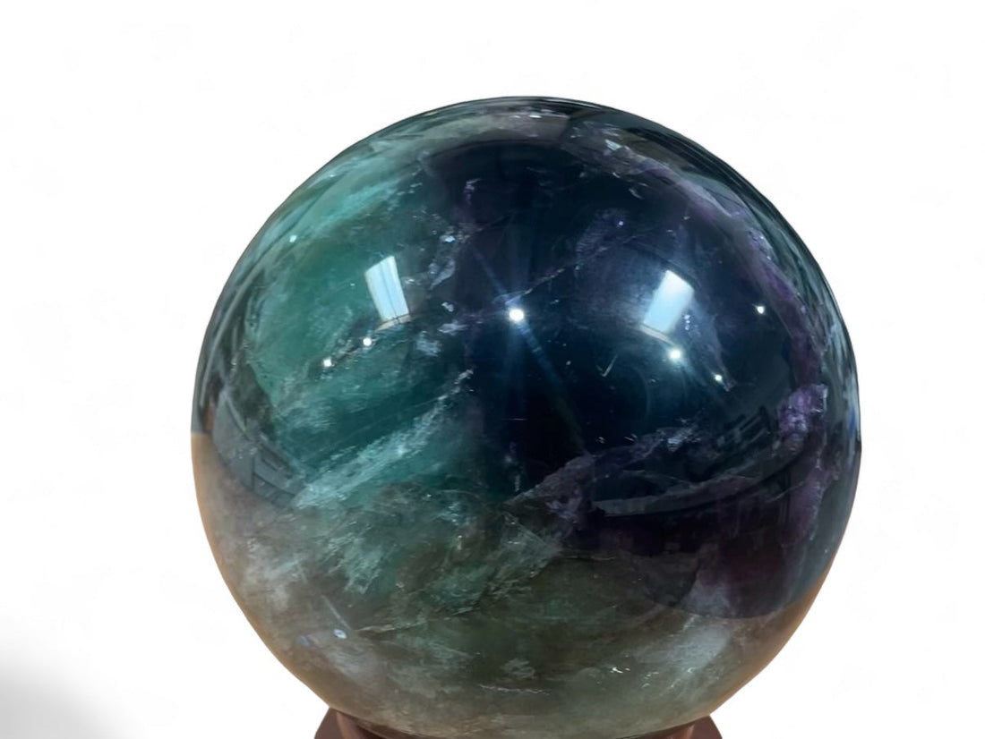 Sphere - Fluorite Purple &amp; Green